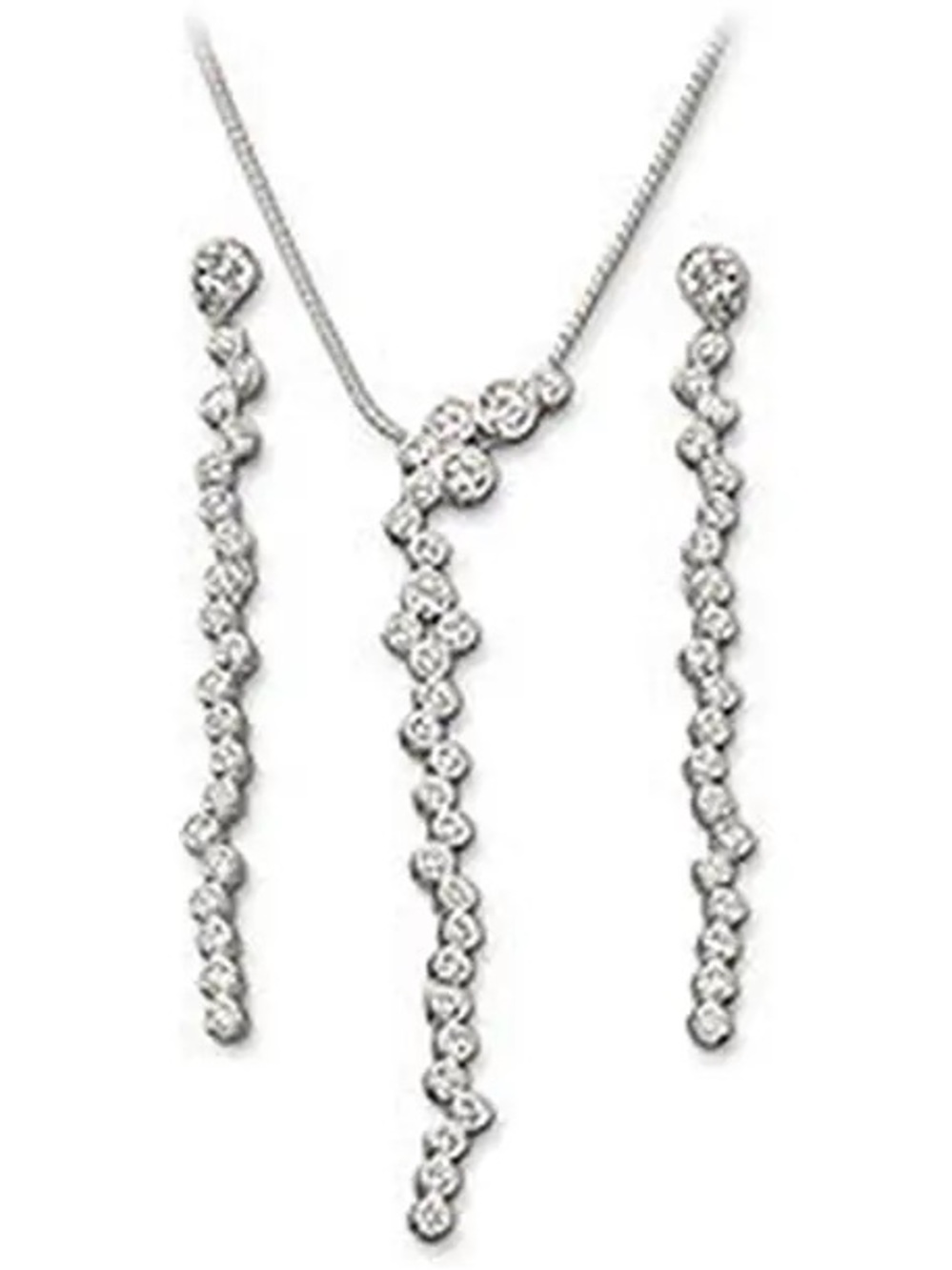 SWAROVSKI Fidelity Dangle Pendant and Earrings Set